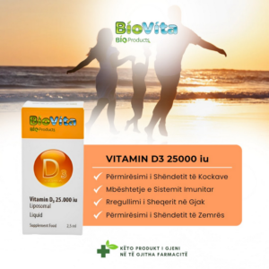 Vitamin D3 25000 I.U Biovita