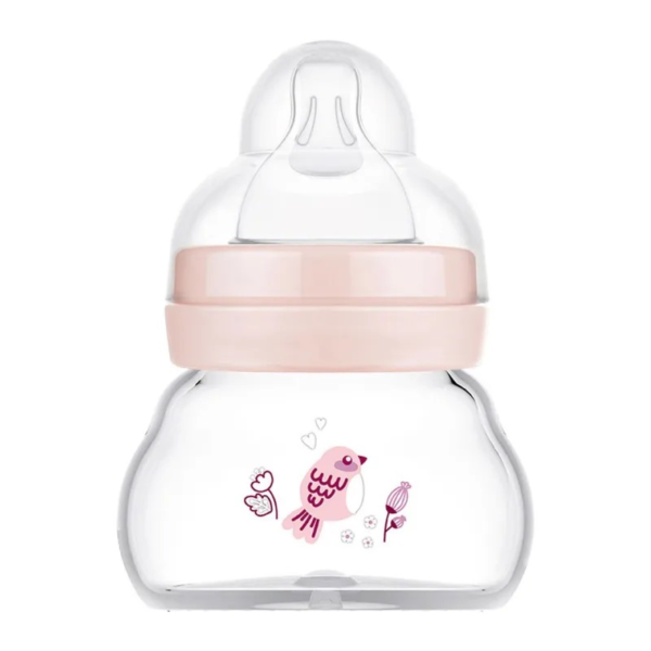 MAM Feel Good 90ml Forest - Glass Baby Bottle Premium Glass Bottle - with matt finish - Image 3